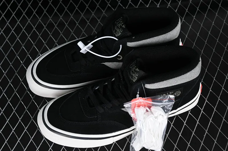 All Categories Vans Vans Series Vans Mid Vans China Vans Half Cab Pro Links Black Gray Vans Official Retro Casual Simple Versatile Skateboard Shoes VN0A38CP2LA
